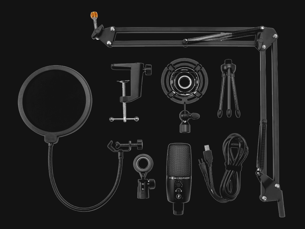 GEAR4U Streaming RGB Microphone