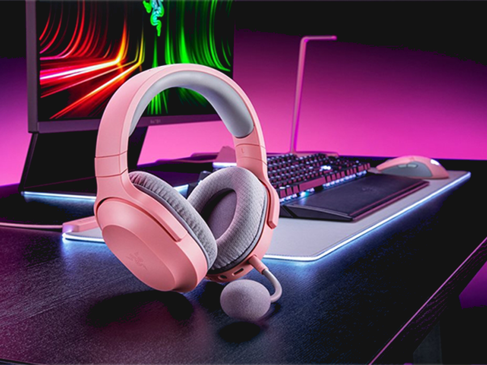 Razer Barracuda X Lyserød - Trådløs